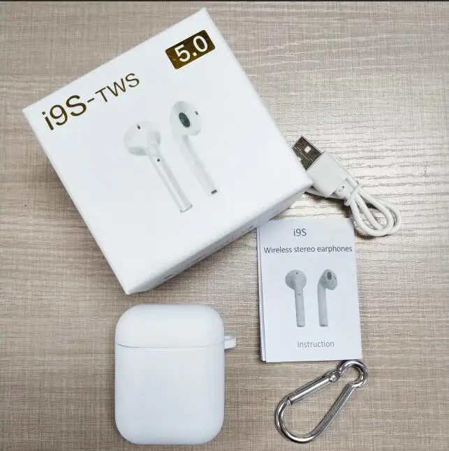I9S TWS Retail box I9S TWS Bluetooth гарнитура беспроводные стерео наушники спортивные наушники с микрофоном гарнитура для мобильного телефона iPhone samsung huawei LG - Цвет: I9S TWS Retail box