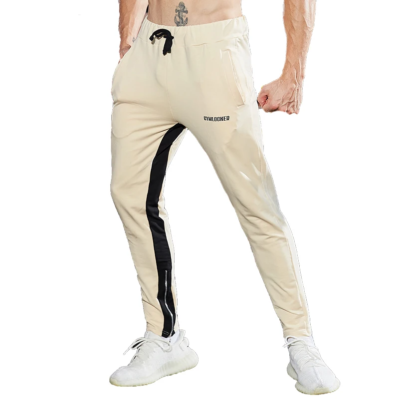 Штаны мужские спортивные хлопковые джоггеры облегающие штаны для бега