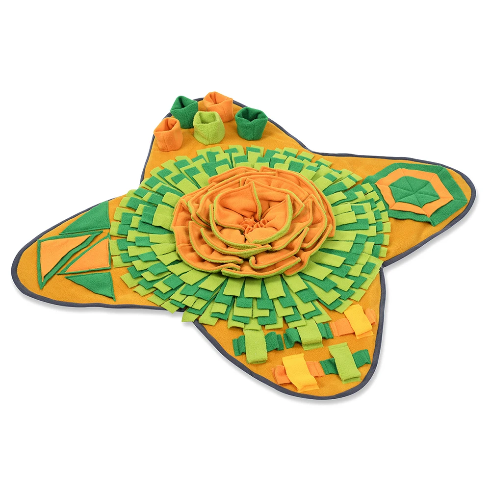 Нос работы Одеяло собака нюхательный Коврик Флис моющийся медленное Кормление