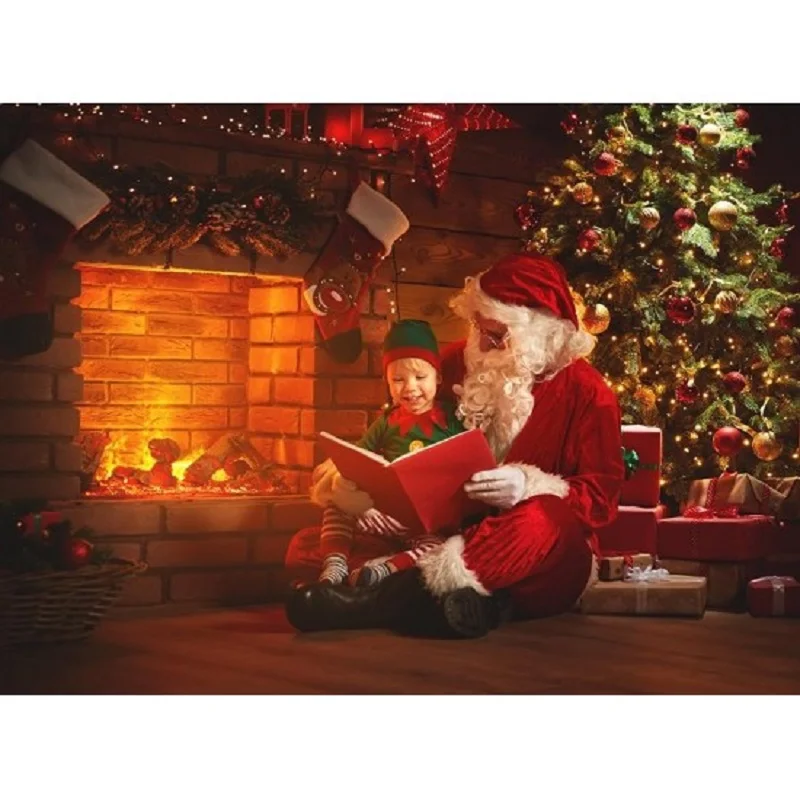 

Реквизит для фотостудии Nitree фотография Фон теплая плита Рождественское украшение Виниловый фон для портрета NI-20201309