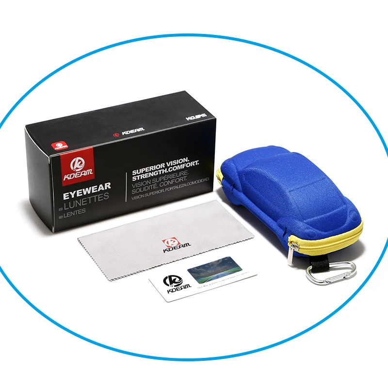 KDEAM TPEE гибкие детские спортивные солнцезащитные очки поляризованные для