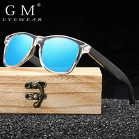 gm bamboo sunglasses men women travel sunglasses wooden fashion brand sunglasses male female with box for s5087