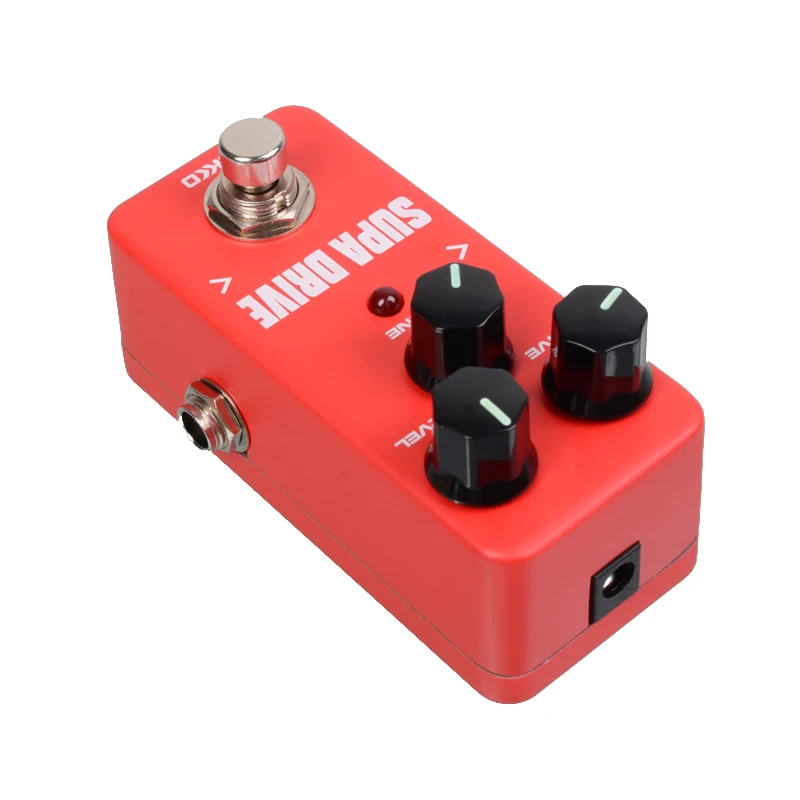 

KOKKO FOD5 Supa Drive Portable Mini Drive Guitar Effect Pedal Warm and Clean Overdrive effect Pedal With Gold Straight Connector