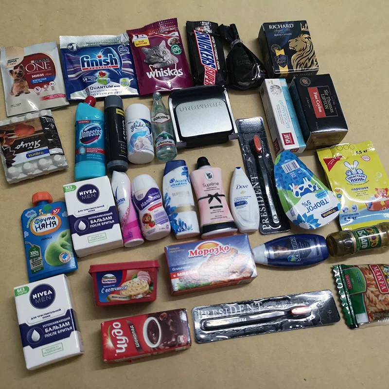 5 шт. Миниатюрный Кукольный дом предметы первой необходимости еда для