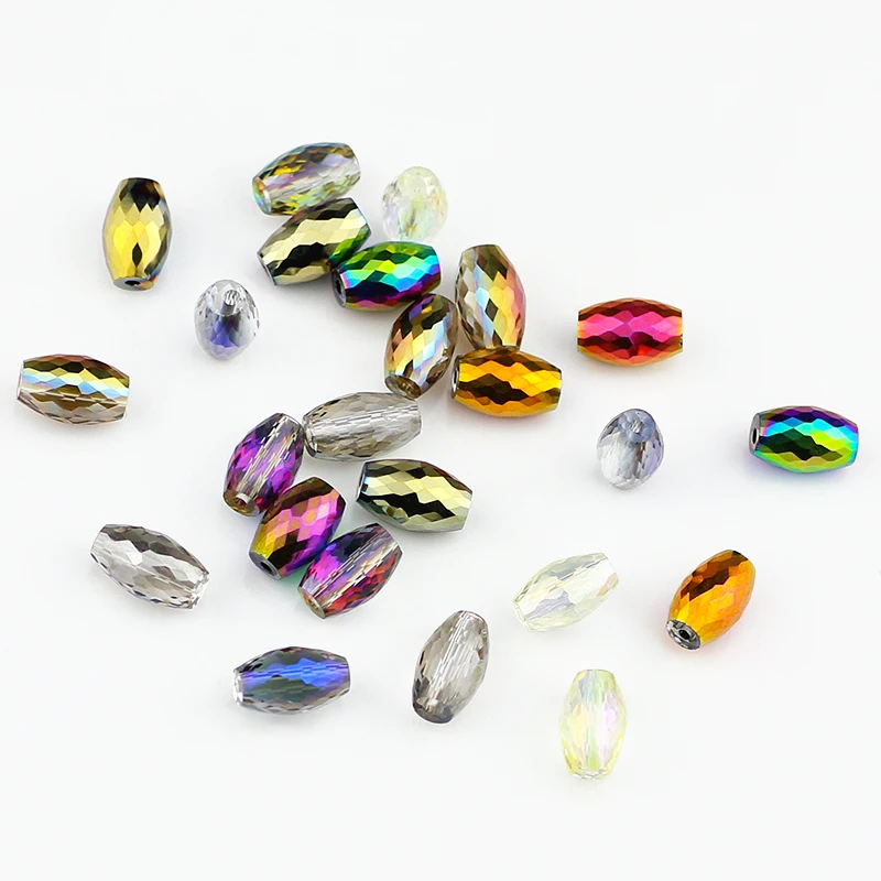 6x9 мм Австрийские бусы разноцветный бисер из стеклянных кристаллов рисовых зерен