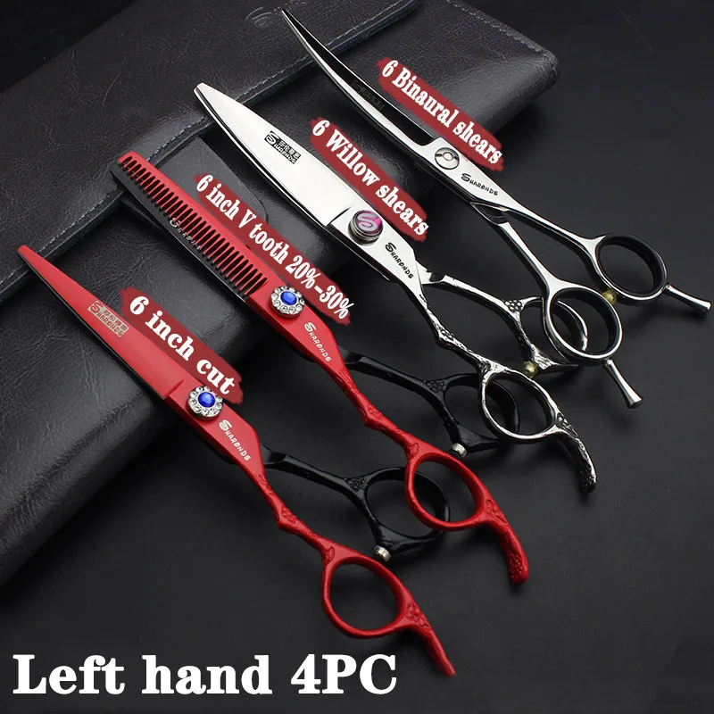 Парикмахерские ножницы для левшей 6 дюймов парикмахерские специальные