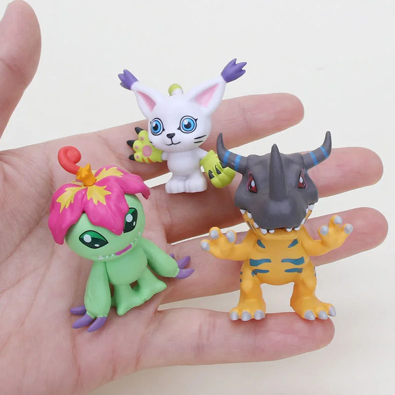 9 шт./компл. аниме цифровая экшн-фигурка Digimon игрушки агумон геримон цифровой