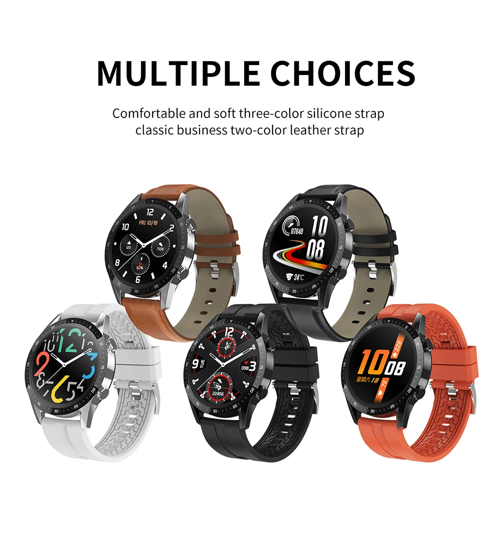 

2020 New T30 Smart Watch Full Round Screen Bluetooth Call Women Heart Rate Men Sports Fitness Waterproof SmartWatch PK L13 GT2