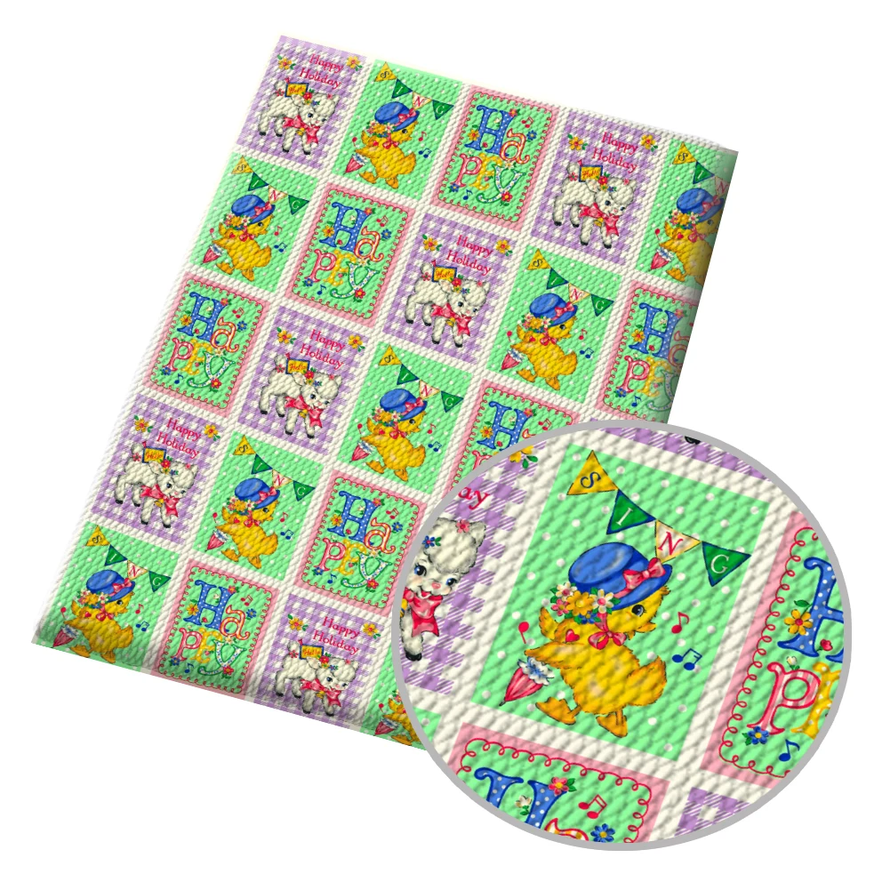 

Bubble Fabric Printed Dear Little World Polyester Fabric DIY Kids Home Textile for Sewing Cloth 50*145cm