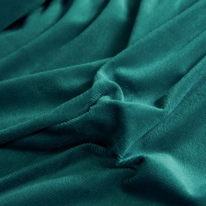 Бархатное теплое постельное белье наволочки 1/3 шт. однотонное плотное принцессы