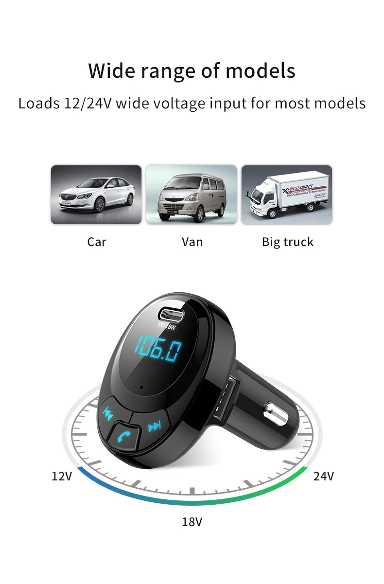YIBEIKA автомобильное зарядное устройство с fm-передатчиком Bluetooth приемник 3.1A двойное автомобильное usb-устройство для зарядки телефона аудио mp3-плеер TF, Карта автомобильный комплект