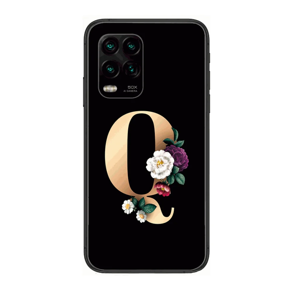 

Letter Quality Boutique Phone Case For xiaomi Redmi Note 9S 8 7 6 5 A Pro T Anime Black Cover Silicone Back Pretty senior