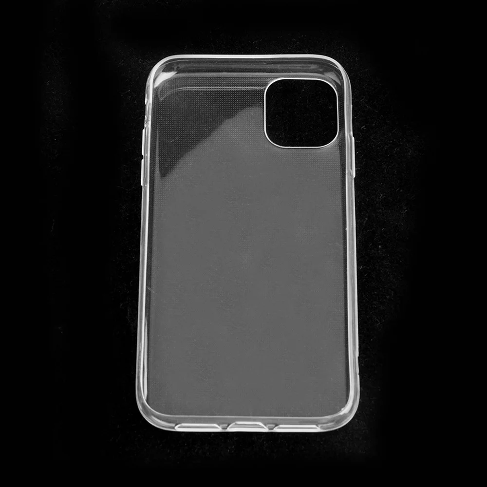 Чехол для телефона Прозрачный Мягкий Бампер Защитный чехол iPhone 11 6 1 дюймов ТПУ
