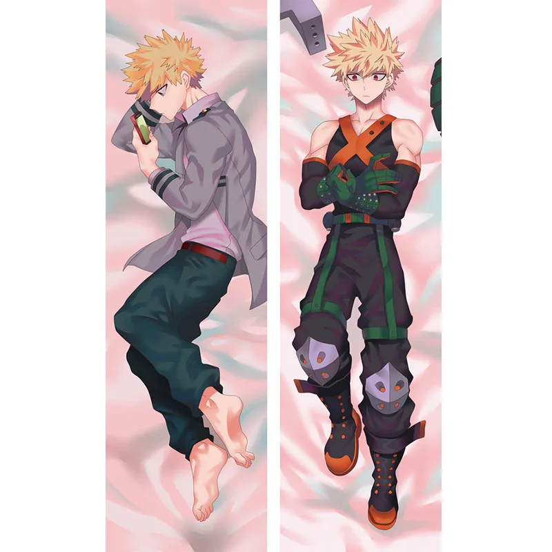

Японские Аниме Горячие мой герой Академии Bakugou Katsuki ухода за кожей Dakimakura постельные принадлежности отаку облегающий женский Подушка Чехол К...