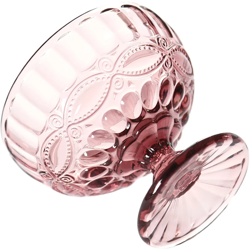 Винтажный бокал для тиснения мороженого 300 мл чашка смузи сок питьевое