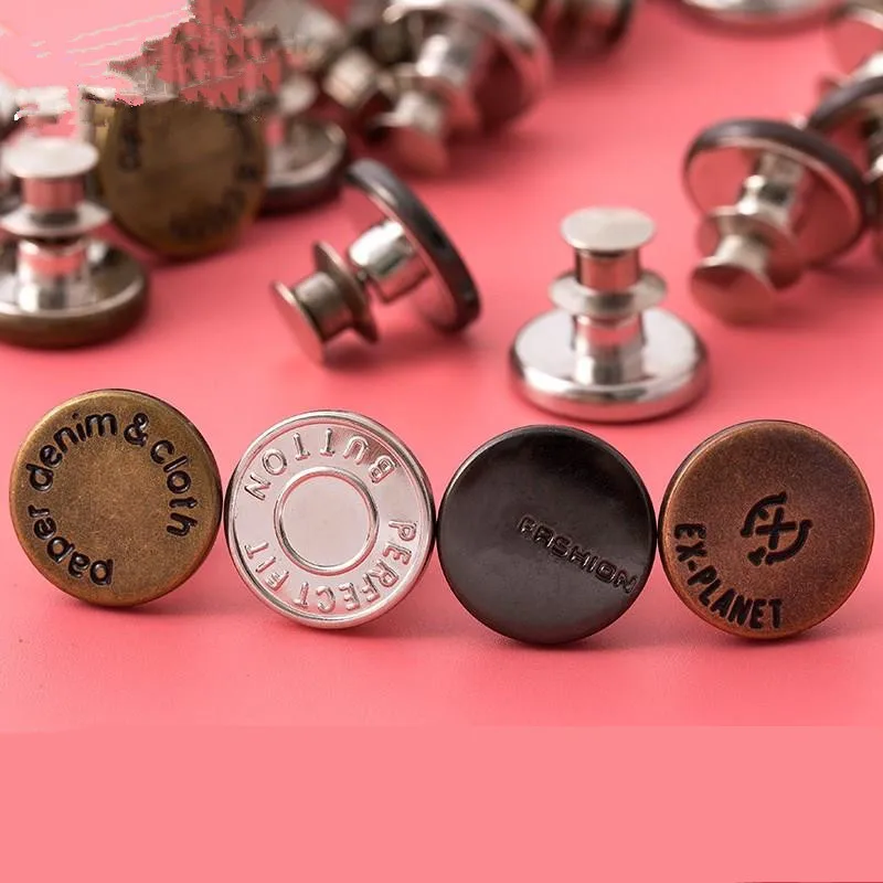 Бронзовая Мода идеальная пуговица ручной работы 17 мм для одежды брюк швейных