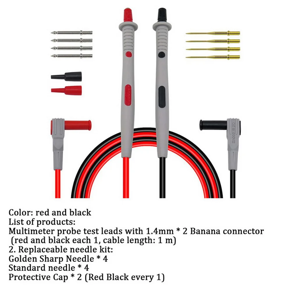 DIDIHOU датчики для мультиметра сменный иглы тест-наборы зонды цифровой