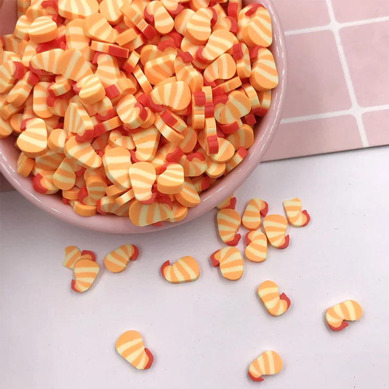 100 г/лот имитация креветки искусственная еда Play полимерная Горячая глина для