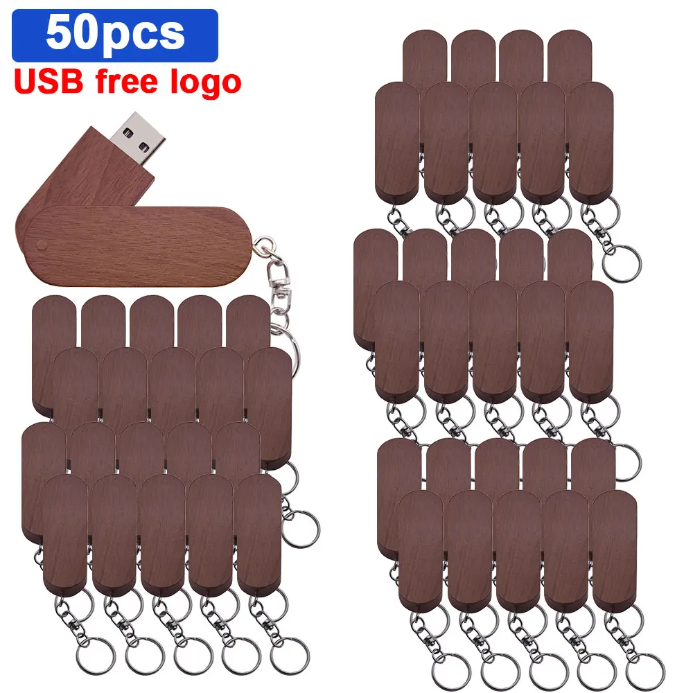 50 шт./лот деревянная эллиптическая овальная usb палка 2 0 флэш память флеш