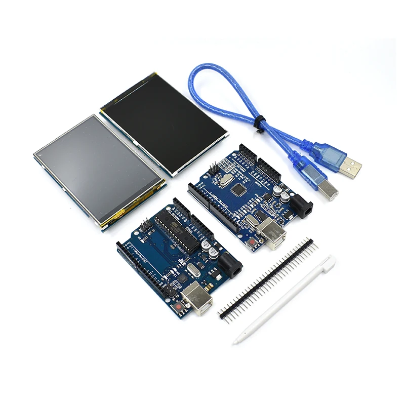 Фото ЖК-модуль 3,5 дюймовый TFT ЖК-экран 3,5 дюйма + UNO R3 REV3 MEGA328P плата для Arduino №4