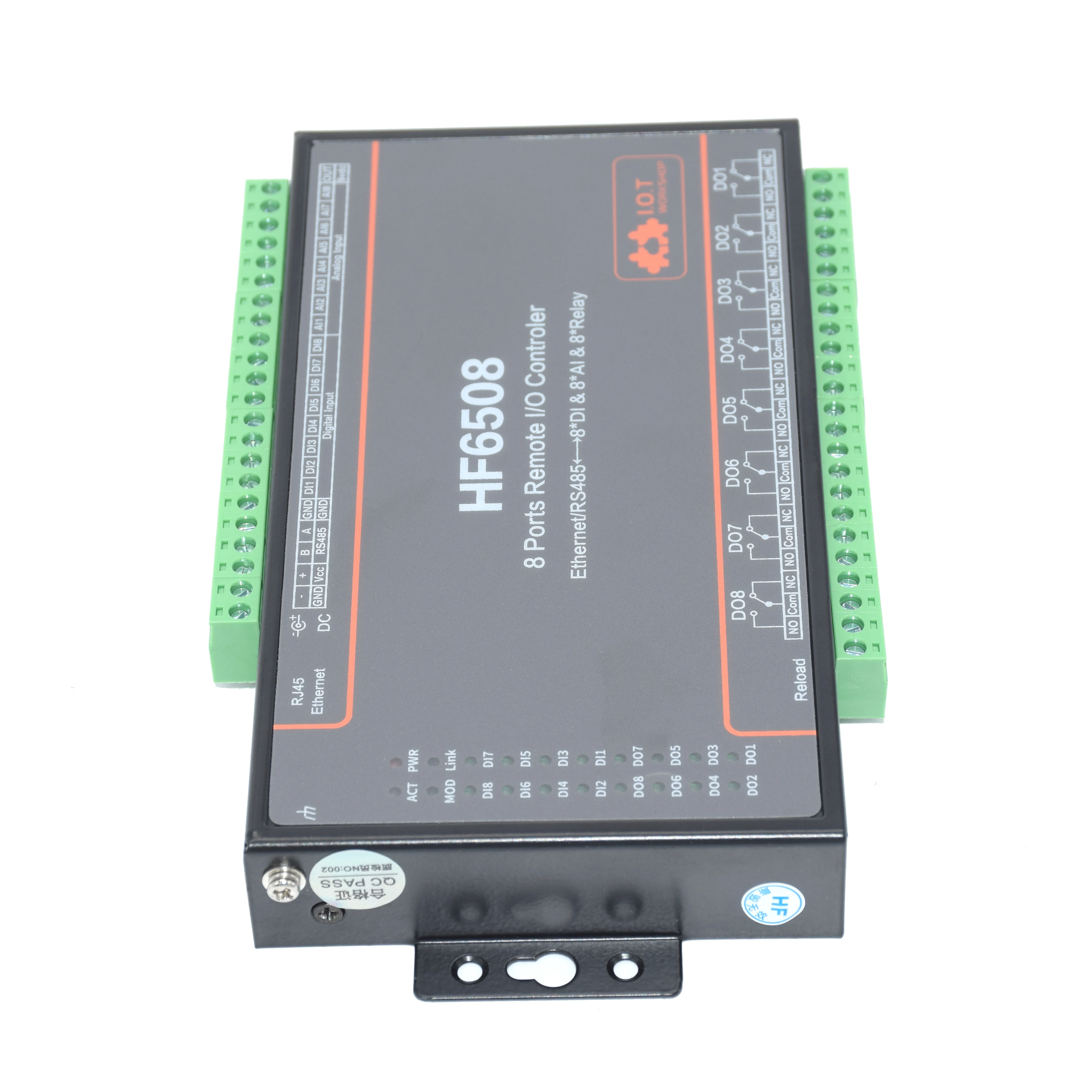 HF6508 8 каналов порт дистанционного управления I/O RS485 Ethernet портов релейного