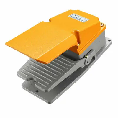 

Foot Pedal Switch with Guard, Momentary Aluminum SPDT NO NC 380V/220V 15A