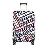 polynesian elastic luggage cover protective suitcase customized anti dust case cover for travel ladies men women free drop ship