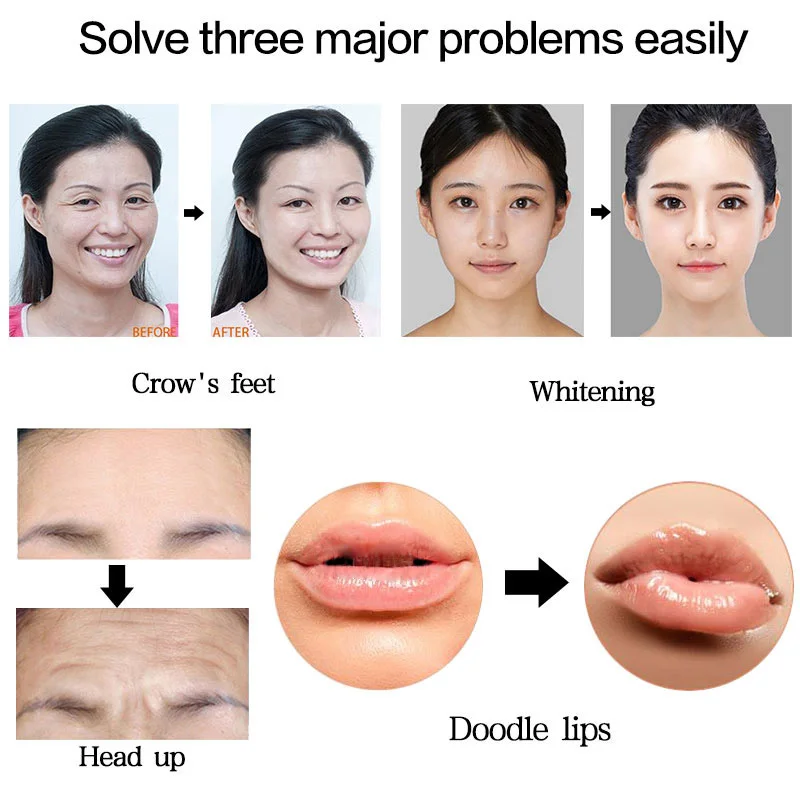 

High Pressure Hyaluronic Acid Pen Wrinkle Removal Anti aging Lifting Lip Atomizer Hyaluron Pen Injection Skincare Syringe Kit