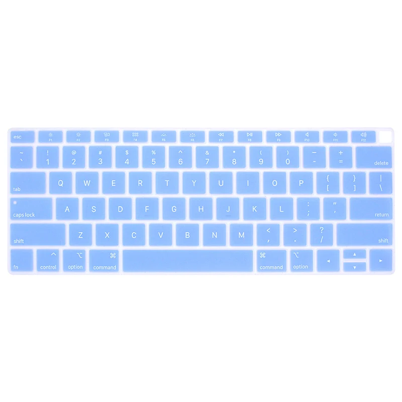 HRH хит продаж кремовый силиконовый чехол с английской клавиатурой для MacBook Air 13