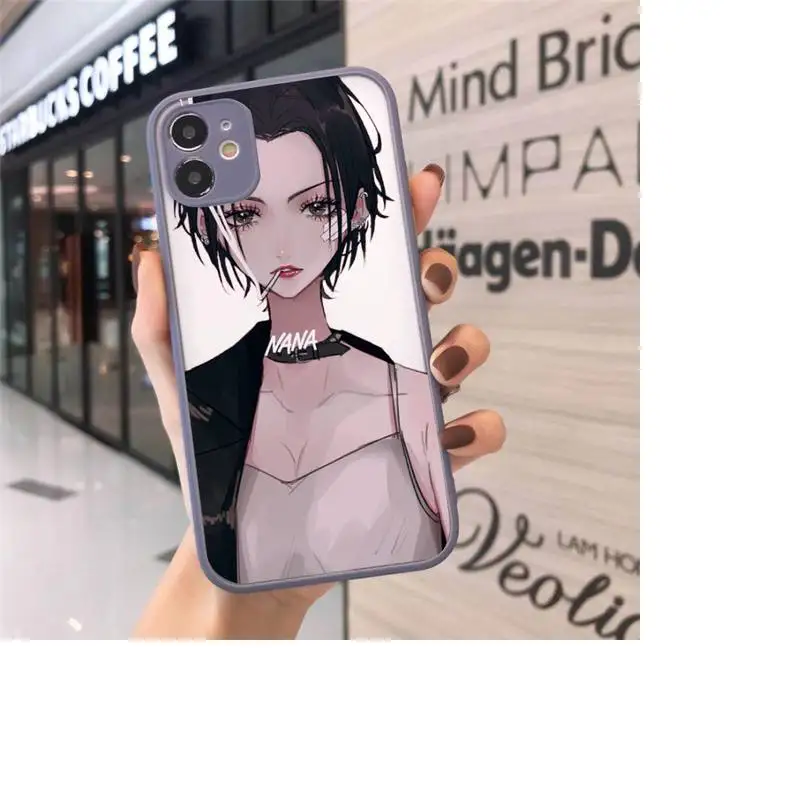 

Oosaki Nana high quality Phone Cases matte transparent For iphone 7 8 11 12 plus mini x xs xr pro max cover
