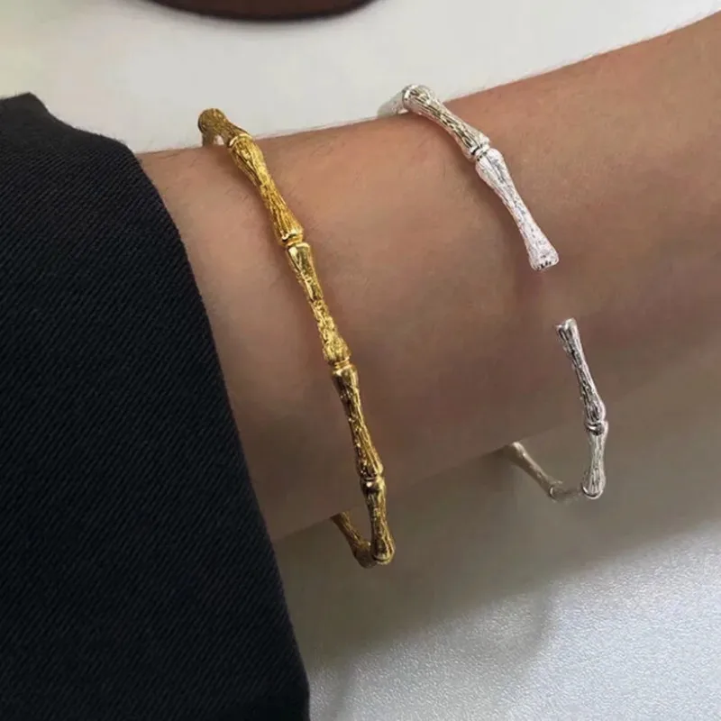 

Bamboo-shaped Casual Style Ladies Simple Design Fashion Bracelet Jewelry