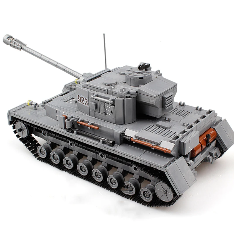 Конструктор Военный Panzer Tiger Tank Вторая мировая война фигурки солдат оружие