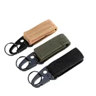 Уличный карабин Molle с пряжкой-крючком, нейлоновый ремень, металлический брелок Olecranon, тактический рюкзак, подвесной ремень