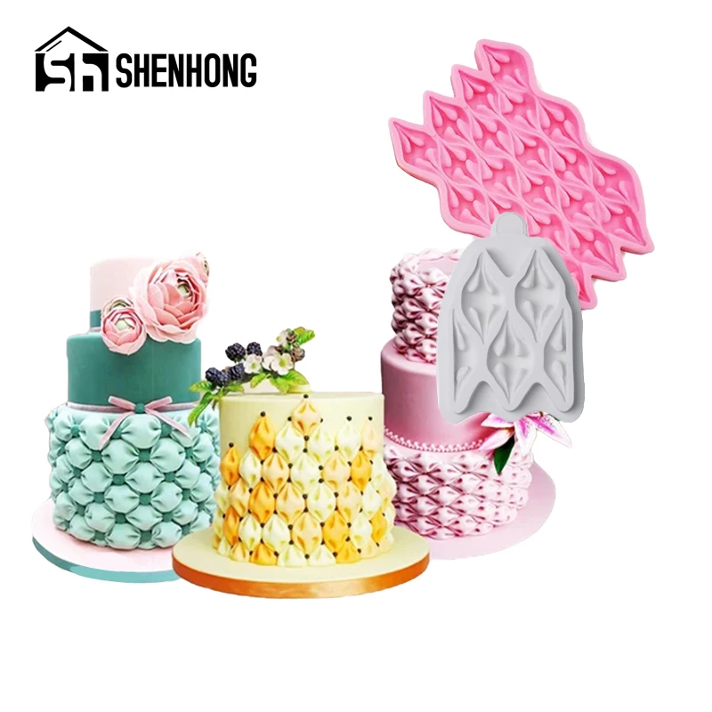 SHENHONG Полимерная глина формы для тортов тканевая паста сахара силиконовая