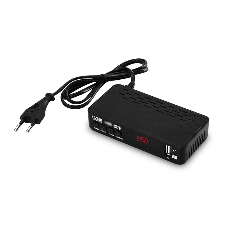 DVB-T2 Tuner Receiver HD 1080PSatellite Decoder TV DVB T2 C USB Built-in Russian Manual For Monitor Adapter | Электроника