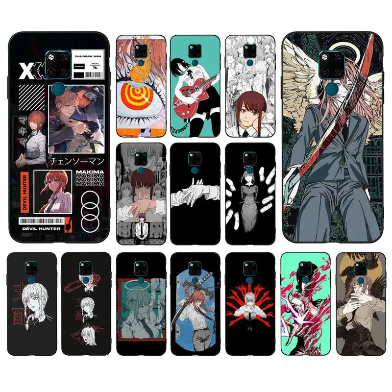 

MaiYaCa Chainsaw Man Makima Phone Case for Huawei Mate 20 10 9 40 30 lite pro X Nova 2 3i 7se