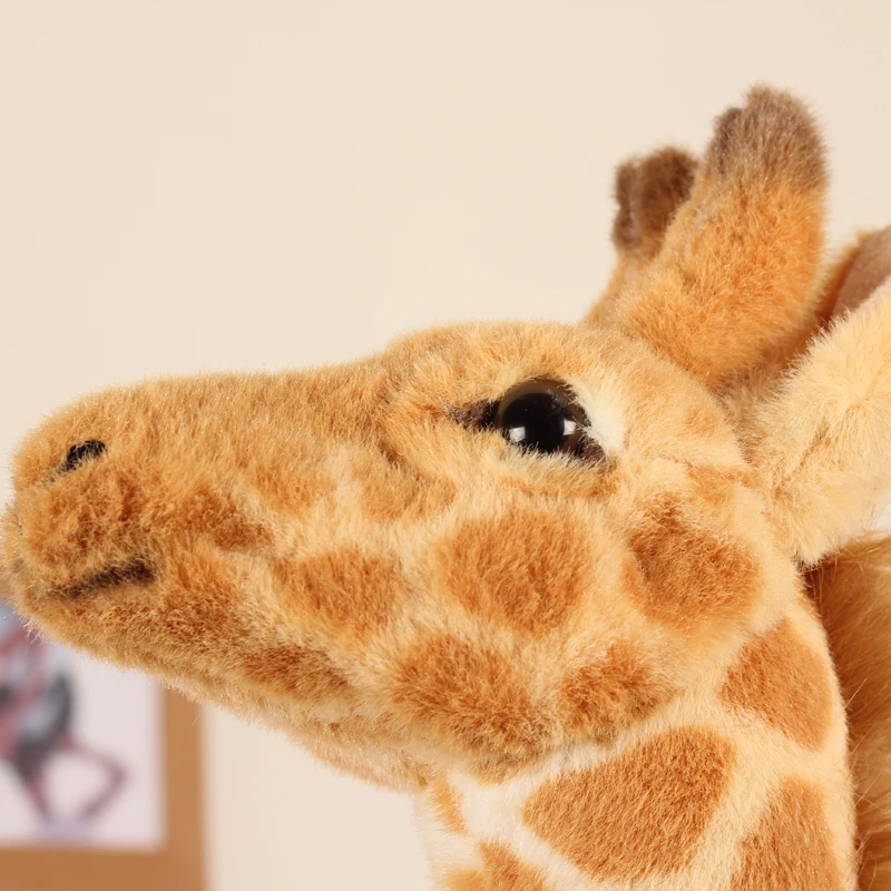 

Huge Real Life Giraffe Plush Toys Cute Stuffed Animal Dolls Soft Simulation Giraffe Doll Birthday Gift for Kids Toy Room Decor