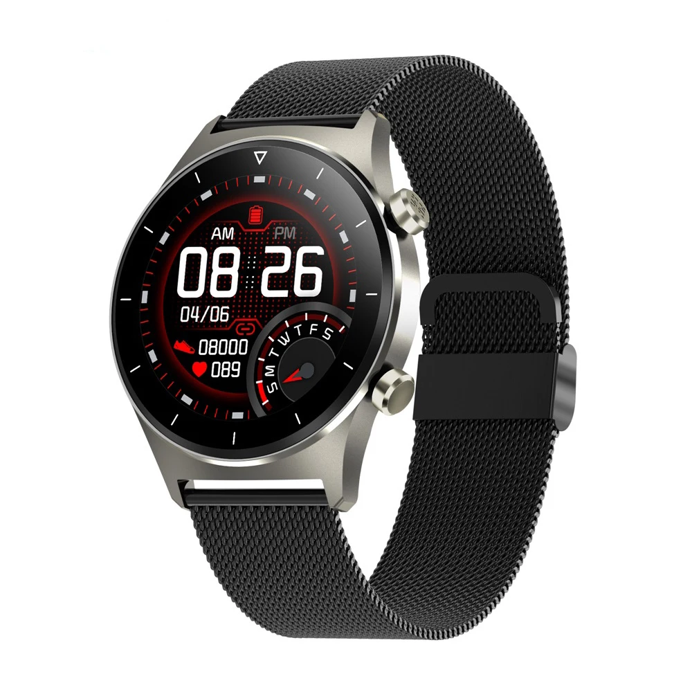 

Newest Smart Watch E13 Men Sports SmartWatch GPS Support Pedometer Round Screen Bluetooth Wristwatch Women for IOS Huawei Xiaom