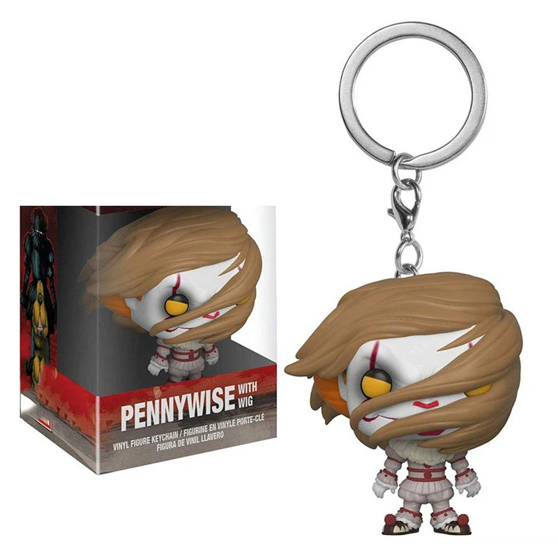 FUNKO Новый это Джокера крик призрак уход за кожей лица брелок для ключей Чаки