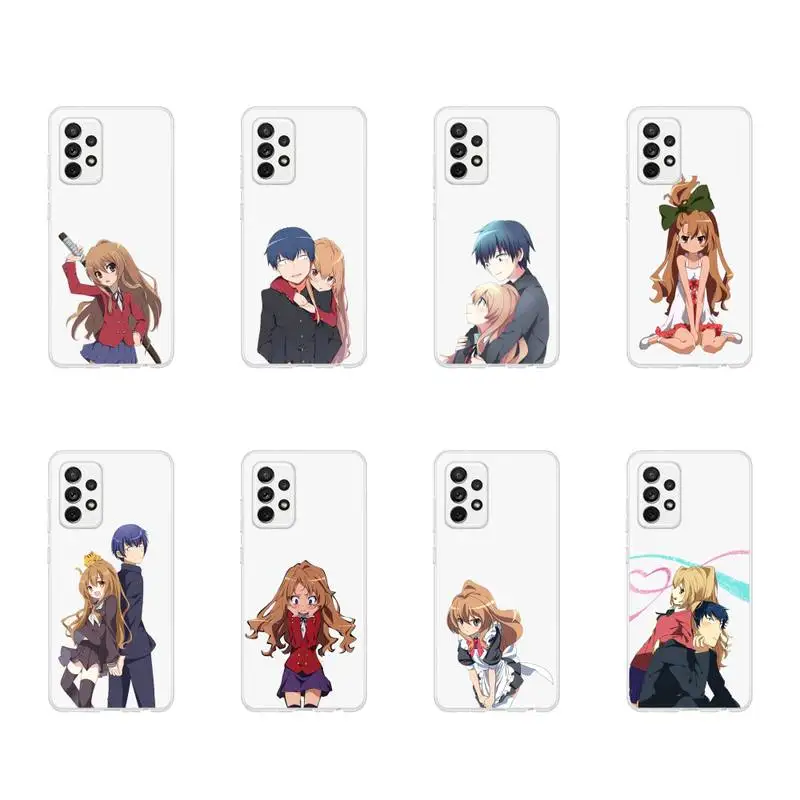 

Toradora Taiga aisaka anime Phone Case Transparent For Samsung Galaxy A S Note 9 10 51 50 71 70 80 20 21 30s ultra plus
