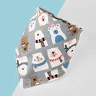 Хлопковая бандана, слюнявчик, треугольный нагрудник для кормления младенцев