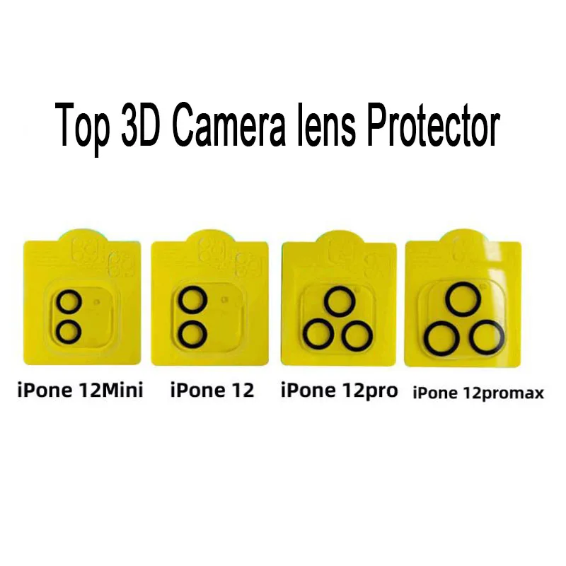100 шт. для IPHONE 13 pro/12 promax/11 ProMax/11 mini 3D полноэкранная задняя камера закаленное стекло