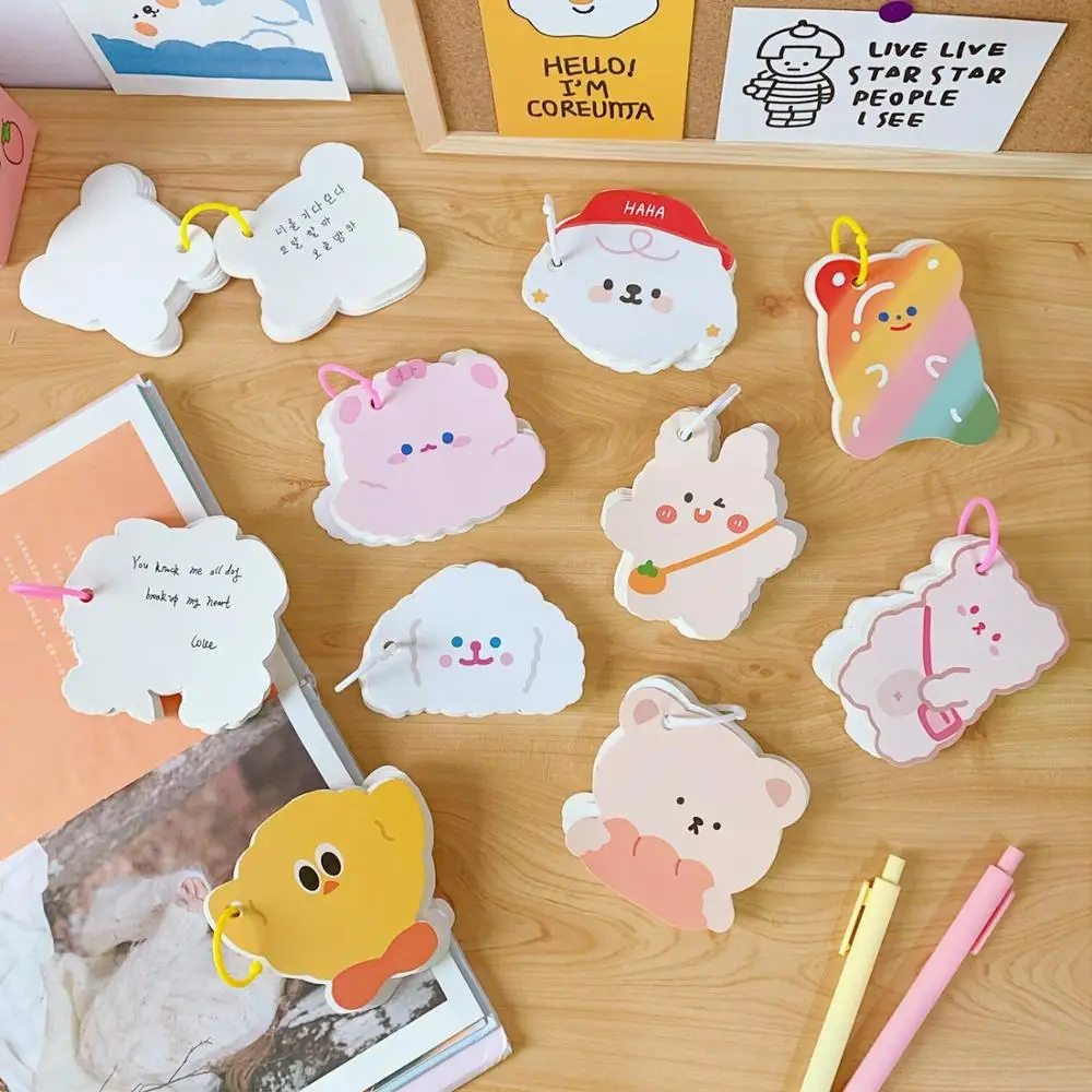 80 шт. офисный блокнот для девочек школьный студенческий корейский супер милый