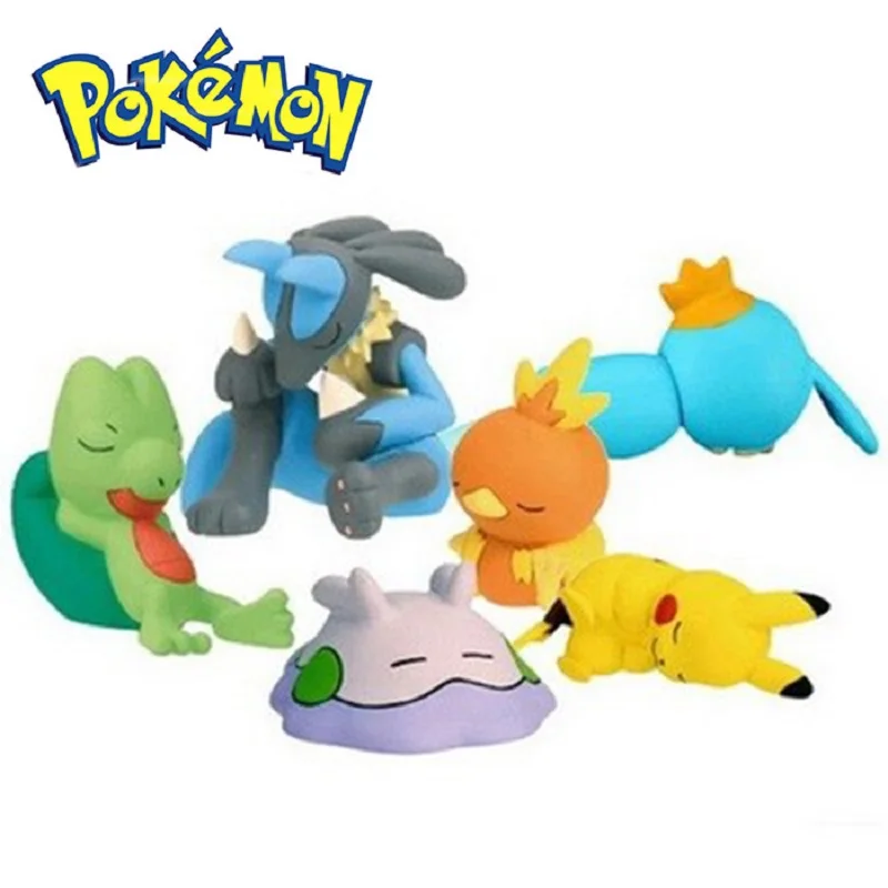 

Экшн-фигурки Takara Tomy Pokemon 6 шт./компл., модель мультяшной куклы, игрушки для детей, куклы Покемон, фигурки покемонов