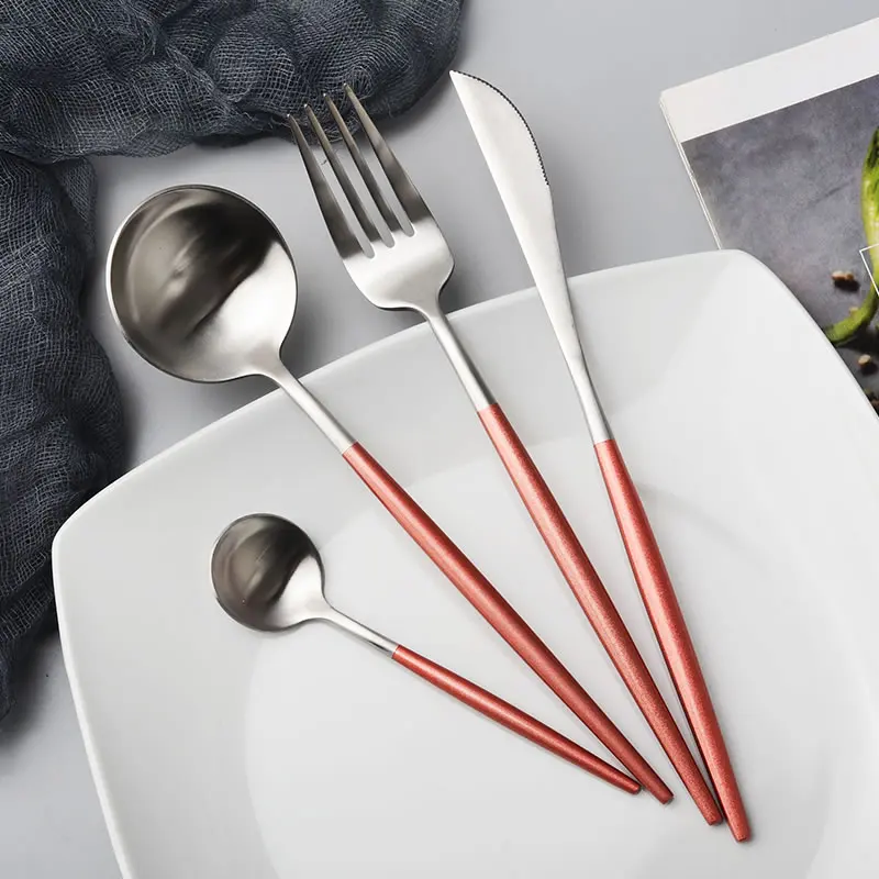 Набор столовой посуды 16 шт./компл. из нержавеющей стали | Дом и сад