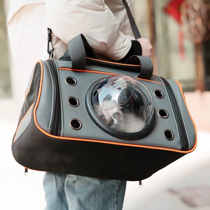 

GY Cat Bag Portable Space Capsule Cat Backpack Diaper Bag Pet Cat Bag Winter Dog Crate Large Cat Schoolbag