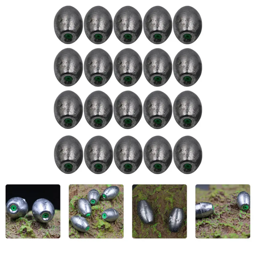 

100pcs Fishing Lead Weights Practical Fishing Sinkers Fishing Supplies
