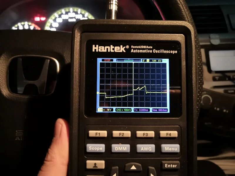 Hantek 2D82 Ручной цифровой осциллограф автоматический мультиметр 4 в 1 2 канала 80 МГц Автомобильный источник сигнала Диагностика 250 мс