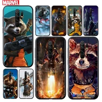 marvel rocket racoon shockproof cover for redmi 4x 5 5a 6 6a s2 7 7a 8 8a go pro plus tpu black phone case