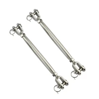 2pcs cable turnbuckle chain turnbuckle cable wire turnbuckles cable railing jaw and jaw type turnbuckle
